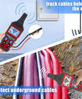 Underground Cable Locator And All In One Wire Tracker Tool with Circuit Tracer and Pipe Detector for wall and ground wires