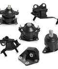 Six Piece Drop In Engine And Transmission Mount Set For Honda Accord 2003 2004 2005 2006 2007 2.4L Automatic Replacement Kit