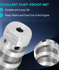 Close-up of dust-proof net in Beefed-Up Oil Control Valve Solenoid For 1.6L L4 Engine With Variable Valve Timing