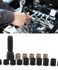 Premium Carbon Steel Thread Repair Kit For M14x1.25 And M16x1.25 Restores Damaged Bolts With Tough Tools Portable Design That Makes Fixing Stripped Threads No Big Deal For Your Garage Or Roadside Jobs, engine repair kit
