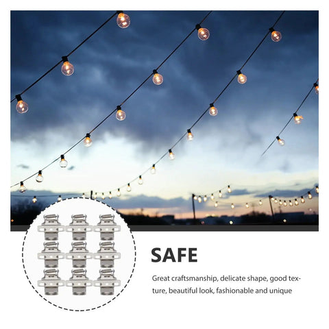 20 Pack Spring Clip Lamp Mounting Accessories For LED Panel Downlights And Recessed Ceiling Lights Replacement Clips