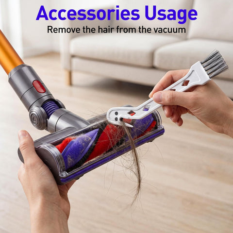 Six Pack Vacuum Filter Replacement Kit For V7 And V8 Cordless Vacuum Cleaners With Three Post Filters And Three Pre Filters tool cleaning brush