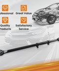 Rear Track Bar For Ram 2500 2014 2023 4x4 Adjustable 0 To 5 Inch Lift Solid Forged Steel Panhard Rod Axle Centering And Vibration Dampening Beefy Heavy Duty Off Road Upgrade, black adjustable track bar