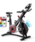 S3 Black Home Exercise Bike With Magnetic Resistance, Bluetooth Heart Rate, Indoor Studio Style Cycling, stationary bike