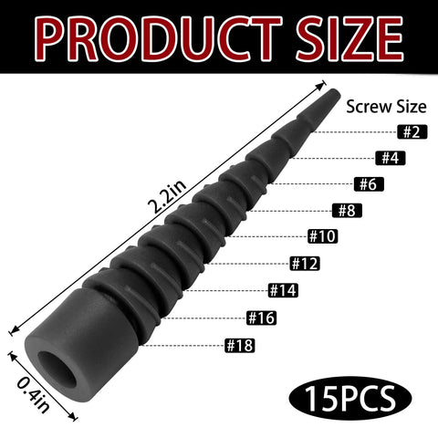 15 Piece Wood Anchor Hole Repair Kit Set For Doors And Drywall Stripped Screw Hole Fix Easy Install Pro Grade Adjustable Wall Anchors