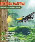 Pterodactyl Dragon RC Drone For Kids And Adults Indoor Ready Remote Control Plane with EPP foam flying near tree