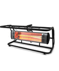 Infrared Space Heater 1500W Portable With 8 Ft Cord Roll Cage Safety Weatherproof IPX4 Quiet No Noiseless Operation No Nonsense Setup
