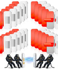 20 Pack Magnetic Cabinet Door Catches No Fuss Ultra Thin Stainless Steel Magnets Latches With Adhesive Double Sided Tape visible.