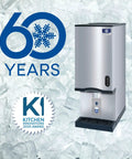 Pro Level Commercial Countertop Nugget Ice Maker With Built In Dispenser Hella Fast 315 Pound Daily Production with ice backdrop.