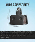 4 Pairs Disc Brake Pads For Mountain Bikes With Resin And Semi Metallic Compound For Quiet Grippy Stops And Long Rotor Life