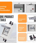 Solar Panel Disconnect Switch 1000V 60A PV Breaker Box Outdoor Enclosure For Solar PV Panels Home Battery Storage details