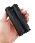 2 Pairs Mushroom Bicycle Handlebar Grips For BMX MTB Road And Mountain Bikes Soft Rubber Comfort 120Mm Length Fits 22Mm Bars