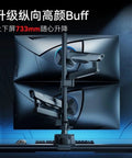 Heavy Duty Single Monitor Arm Rock Solid Desk Stand With Boss Level Ergonomic Height Adjustments For Ultimate Workspace Clean Look And Total Game Changer Daily Setup Upgrade with dual monitor setup.