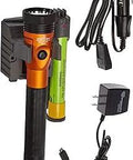 Orange 75490 LED Flashlight Beast Of A Rugged Everyday Carry Light With Long Battery Life Super Bright Beam Water Resistant