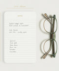 Executive Desk Notepads Bundle For Professionals, Minimalist Lined Memo Pads With Gold Foil Accents, 6.3 by 3.9 Inches