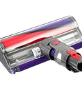 Soft Roller Cleaner Head Replacement for V11 V10 and V8 Vacuum Cleaners with transparent casing and colorful roller