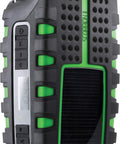 Rugged Multipowered Portable Emergency Weather Radio And Flashlight With Hand Crank Solar Power USB Smartphone Charger LED