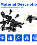M6 1.0 Body Bolts And U Nuts Kit for Automotive Restoration and Repairs displayed with hex bolts and U-nuts on white background