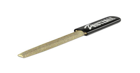 Sick Six Inch Half Round Hand Rasp With Grippy Soft Touch Handle And Mean Tungsten Carbide Teeth for hardwood shaping.