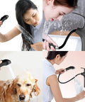 Matte Black Vessel Sink Faucet With Pull Out Hose Tall High Arc Single Hole Design 3-Mode Pull-Down Sprayer in use