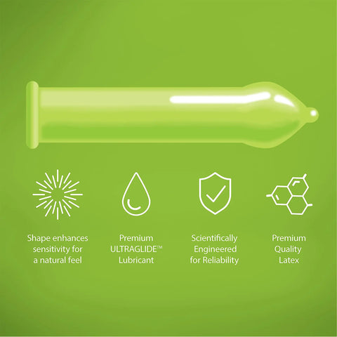 Ultra Thin Ultra Sensitive Latex Condoms With Lubricant For A Real Natural Feel And Maximum Sensitivity Barely There Glide