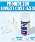 PH Test Strips For Urine And Saliva With 200 Strips For No Fuss At Home PH Check Range 4.5 To 9.0 Quick Acid Alkaline Balance Readouts