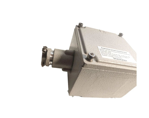 Explosion Proof Junction Box For Hazardous Areas Indoor And Outdoor Use Aluminum Alloy Enclosure Built Tough For Gas And Dust Environments Two 1 Inch Ports Waterproof And Increased Safety Design With Six Terminal Blocks