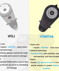Comparison of WSJ and VitalKos gearboxes for 2 Pack RS550 High Speed Gearbox For 12V Power Wheels Upgrade Kit, 40000 RPM