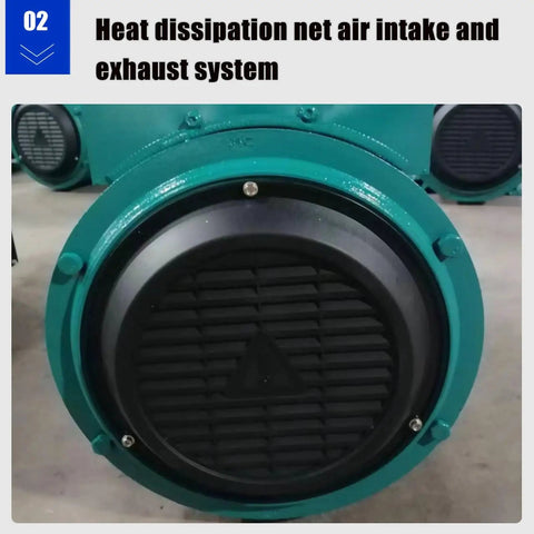 Heat dissipation net air intake and exhaust system of Built Tough 3KW 5KW Belt Pulley Generator for efficient cooling.