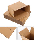 30 Pack Brown Kraft Corrugated Shipping Boxes For Mailing And Small Biz Storage Heavy Duty Packaging Durable Mailers shown stacked
