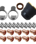 24Pcs IPT-40PT-40 Plasma Torch Consumables Kit With Tips, Electrodes, Stand-Offs, And Swirl Rings For CUT-55DS Pro And CUT-65DS