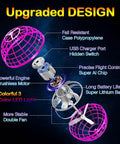 Diagram of 2025 Upgraded Flying Orb Ball Toy With Hover Boomerang Spin Mini Drone, showing components and features detail.