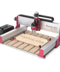 All-In-One 3 Axis CNC Router Kit Maker-Friendly with Custom 710W Spindle, ER-11 Collet, linear rails, and ball screws