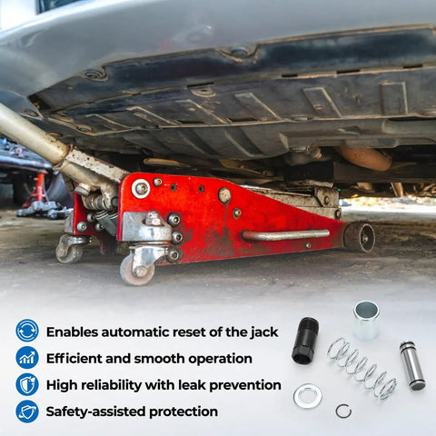 Floor Jack Replacement Parts Kit For 3 Ton Dual Pump Jacks With Piston Plunger Assemblies And Hydraulic Seal Kit under car