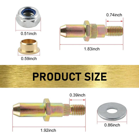 Door Hinge Pin And Bushing Kit Waterproof Metal Door Repair Kit Replacement Pins For 1999 Up GMC Sierra Chevrolet size details