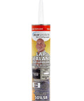 Self Leveling Lap Sealant For Horizontal Surfaces Black 10.3 Oz tube with nozzle, visible product label
