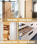 4 Pack 5.9 Inch Recessed Closet Door Pulls 304 Stainless Steel With Matte Black Finish on barn, pocket, sliding doors, and drawers