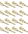Knock Those Ugly Threads Aside With Our Premium Solid Brass Screw Covers This Sixteen Piece Set Of Retro Decorative Hardware Caps Delivers A Snazzy Vintage Look Forever. 16 brass caps and screws.