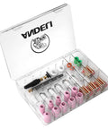 68 Piece TIG Welding Torch Stubby Gas Lens Accessories Kit for WP 17 18 26 with glass cups and nozzles in box