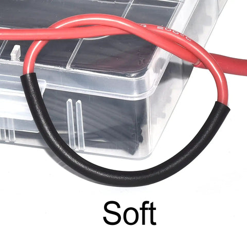 Pro Grade Heat Shrink Tubing Assortment Kit 230 Pieces In 1.5, 3, 4.5, 6, 9, 12, 15 mm Diameters, 3 to 1 Shrink Ratio sample