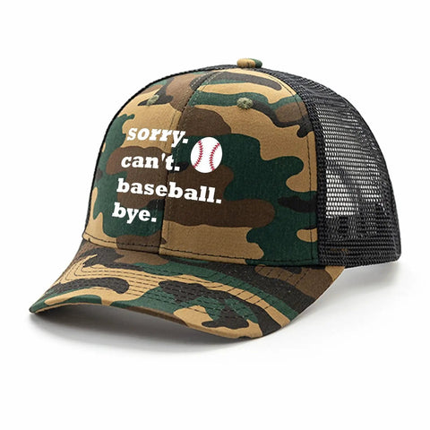 Funny Mens Trucker Cap With Camo Print Adjustable Back Hat Humorous Message For Men Classic Dad Style Breathable Mesh