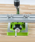 12.2 Inch Mini Milling Machine Worktable With X Y Compound Slide For Drilling Press And Bench Drill on wooden surface