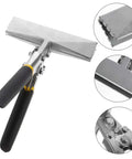 6 Inch Manual Sheet Metal Bender Duckbill Pliers Edge Seamer with non-slip handle, showing heavy-duty construction and duckbill design.