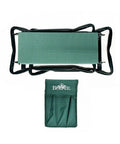 Top view of Do It All Garden Kneeler Seat With Padded Cushion And Detachable Tool Bag, Versatile Foldable Garden Stool With Handles