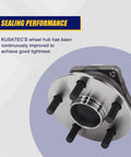 Rear Wheel Bearing And Hub Assembly 512218 for Toyota Celica Corolla Matrix and Pontiac Vibe 2000 to 2008 5 Lug Without ABS
