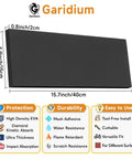 Dimensions and features of Garage Wall Protector For Cars And Home Heavy Duty Self Adhesive Foam Bumpers Guard Car Door Dings And Scratches 360 Degree Impact Protection Tough As Nails Tool Free Installation Durable Diamond Textured Pads.