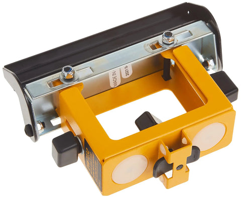 Built Tough Miter Saw Workpiece Stop And Adjustable Rail Support With Quick Release Flip Up Design for precise angle cuts.