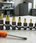 Top Tier Rivnut Plier Kit For Automotive And Fabrication Pros Featuring Durable Jaws To Install Threaded Inserts Smoothly With Precision Sizing For Heavy Duty Hardware Fastening Repairs On Any Metal Project, assorted rivnut nuts and driver bit