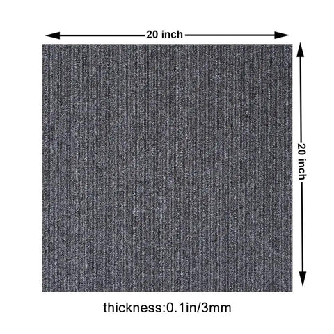 Heavy Duty 20x20 Inch Carpet Tile Squares Pack For Home Office Hotel Tough As Nails Durable Commercial Floor Tiles Cuttable Washable
