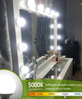 8 Pack G25 LED Globe Light Bulbs Daylight 5000K 120V 40W Equivalent Vanity Light Beams for Bathroom Mirror E26 Base setup